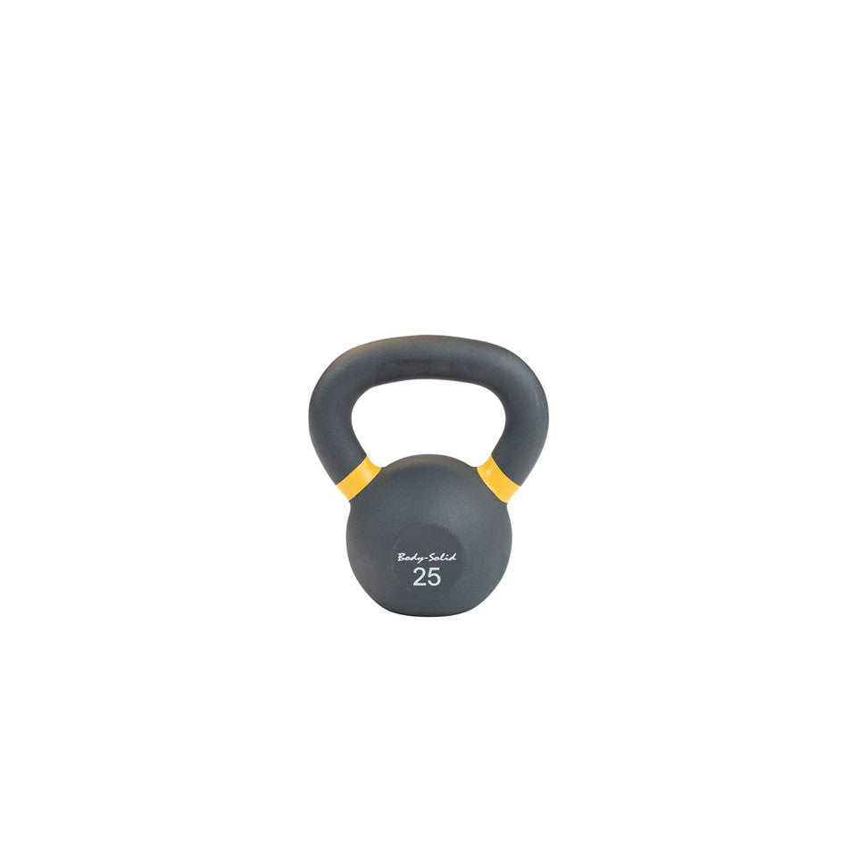 Body Solid Cast Iron Powder Coated Black Kettlebells