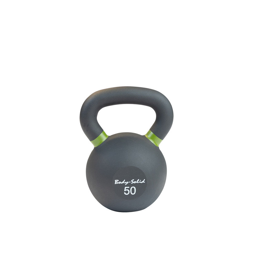 Body Solid Cast Iron Powder Coated Black Kettlebells