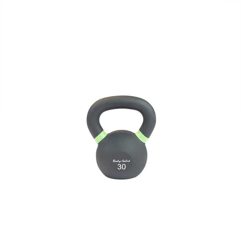 Body Solid Cast Iron Powder Coated Black Kettlebells