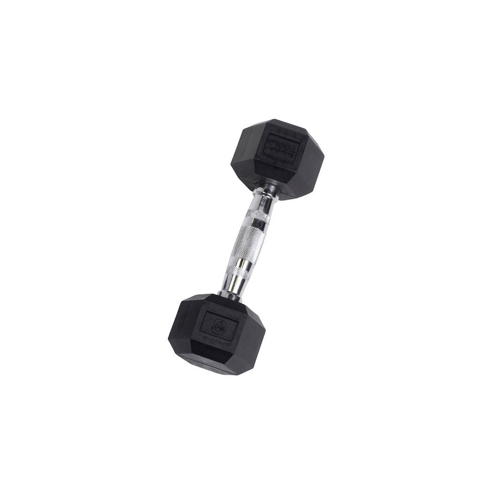 Body-Solid Rubber Hex Dumbbells
