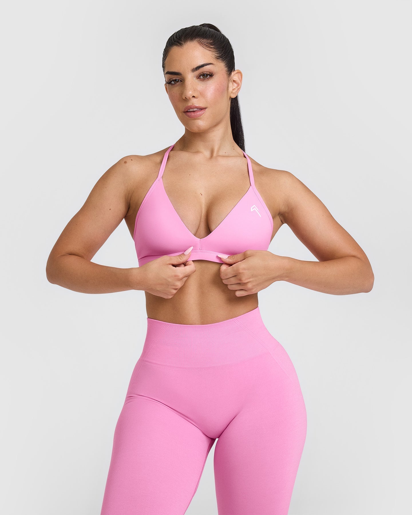 UnifiedMove™ Ultra Micro V Neck Bralette | Power Pink
