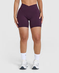 UnifiedMove™ Wrap Shorts 6" | Blackberry Purple