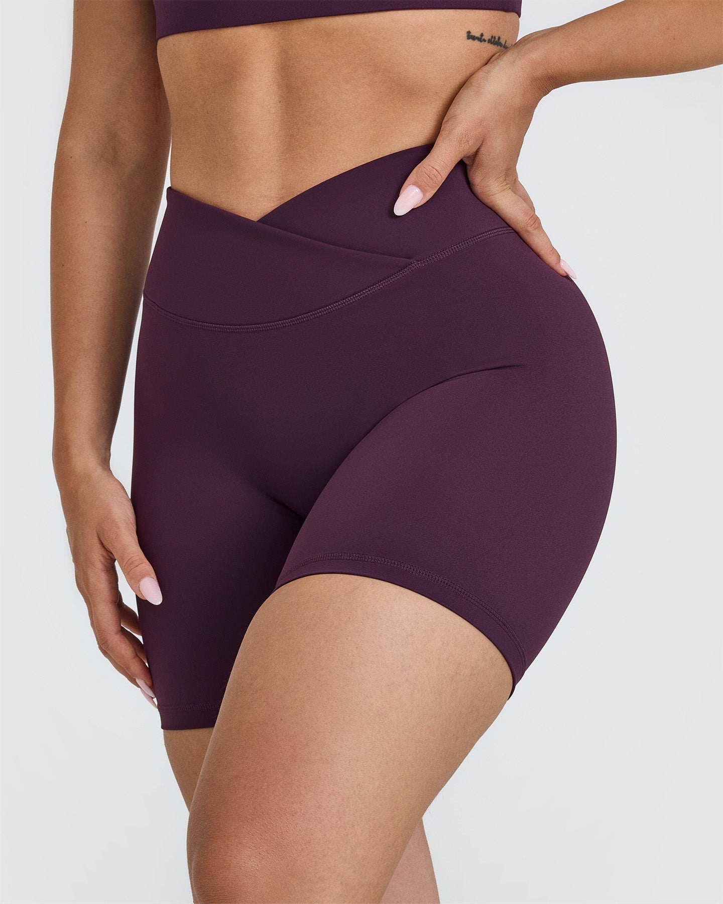 UnifiedMove™ Wrap Shorts 6" | Blackberry Purple