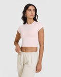 Cotton Icon Baby T-Shirt | Washed Ballet Pink