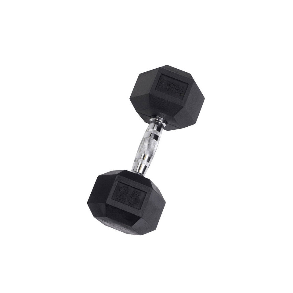 Body-Solid Rubber Hex Dumbbells
