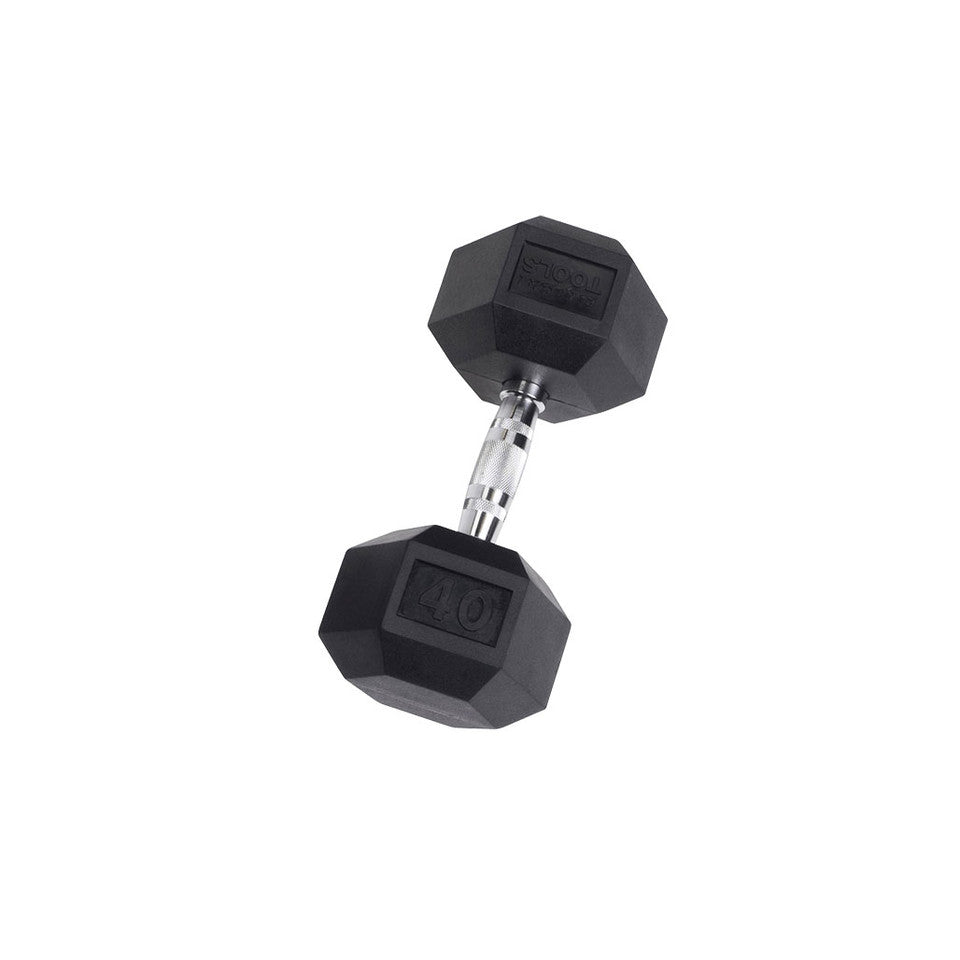 Body-Solid Rubber Hex Dumbbells