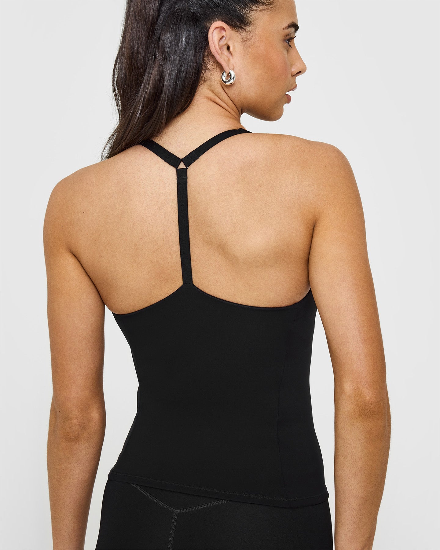 Timeless Square Neck Tank Top | Black