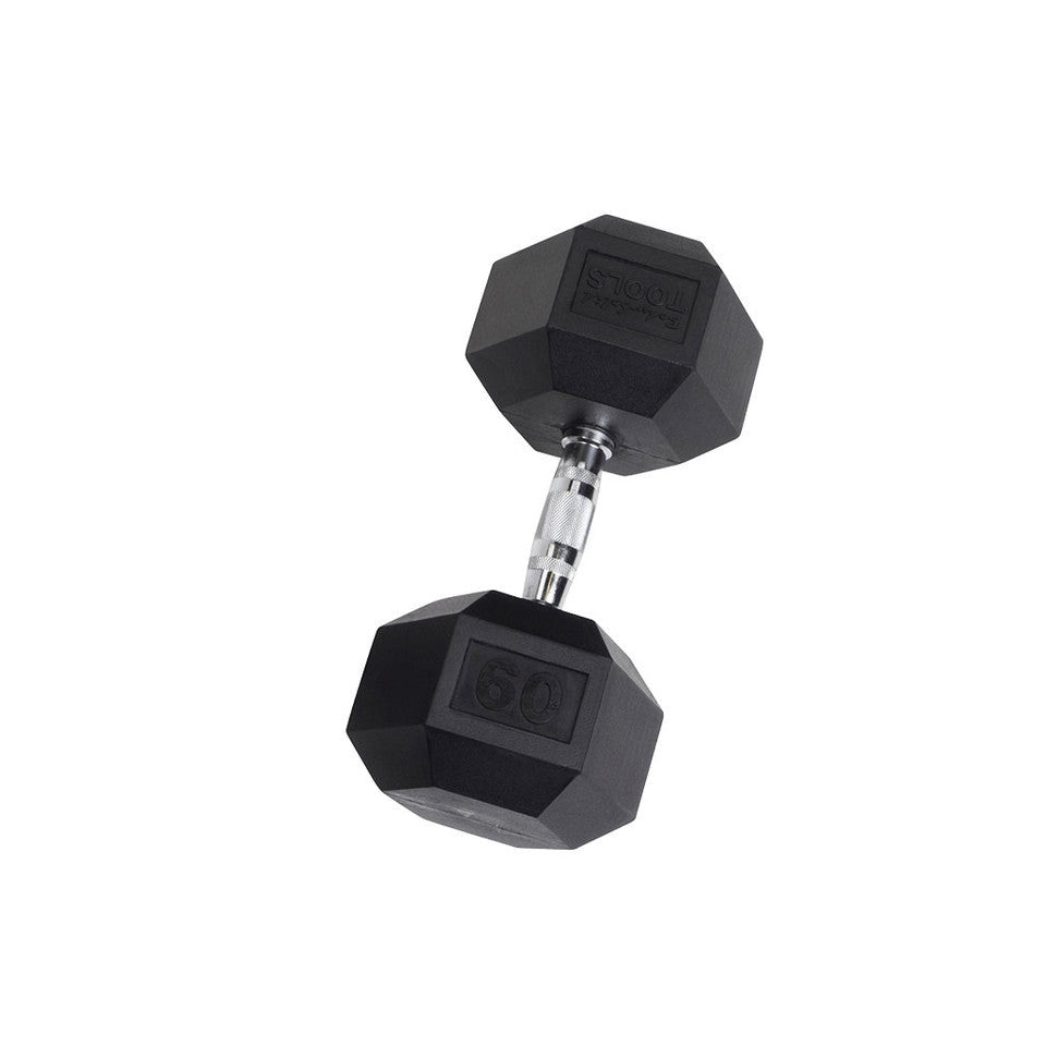 Body-Solid Rubber Hex Dumbbells
