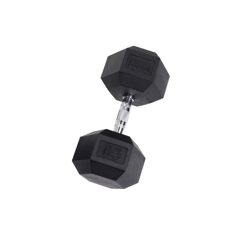 Body-Solid Rubber Hex Dumbbells