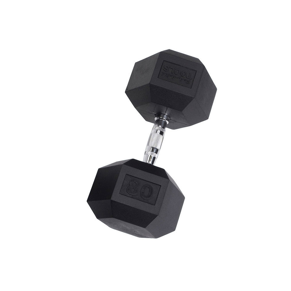 Body-Solid Rubber Hex Dumbbells