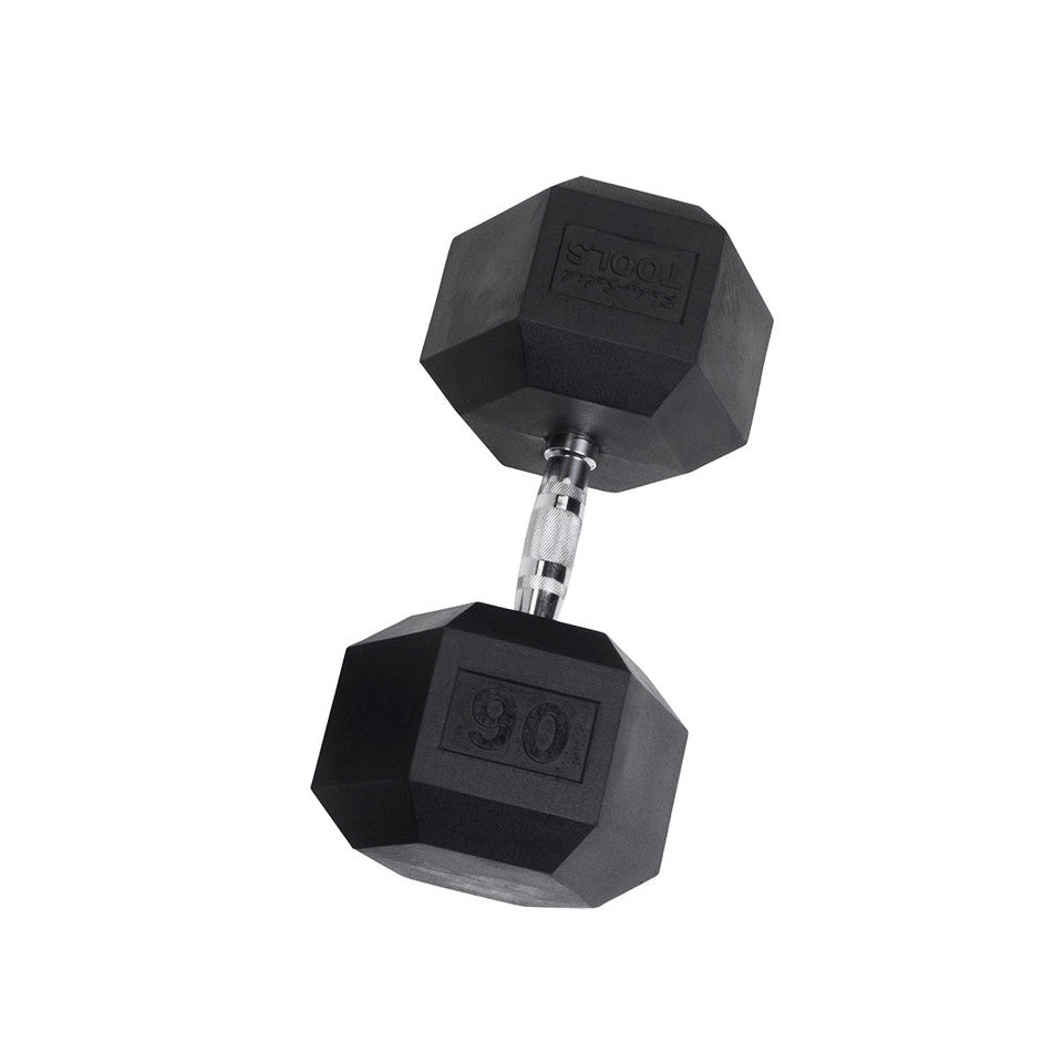 Body-Solid Rubber Hex Dumbbells