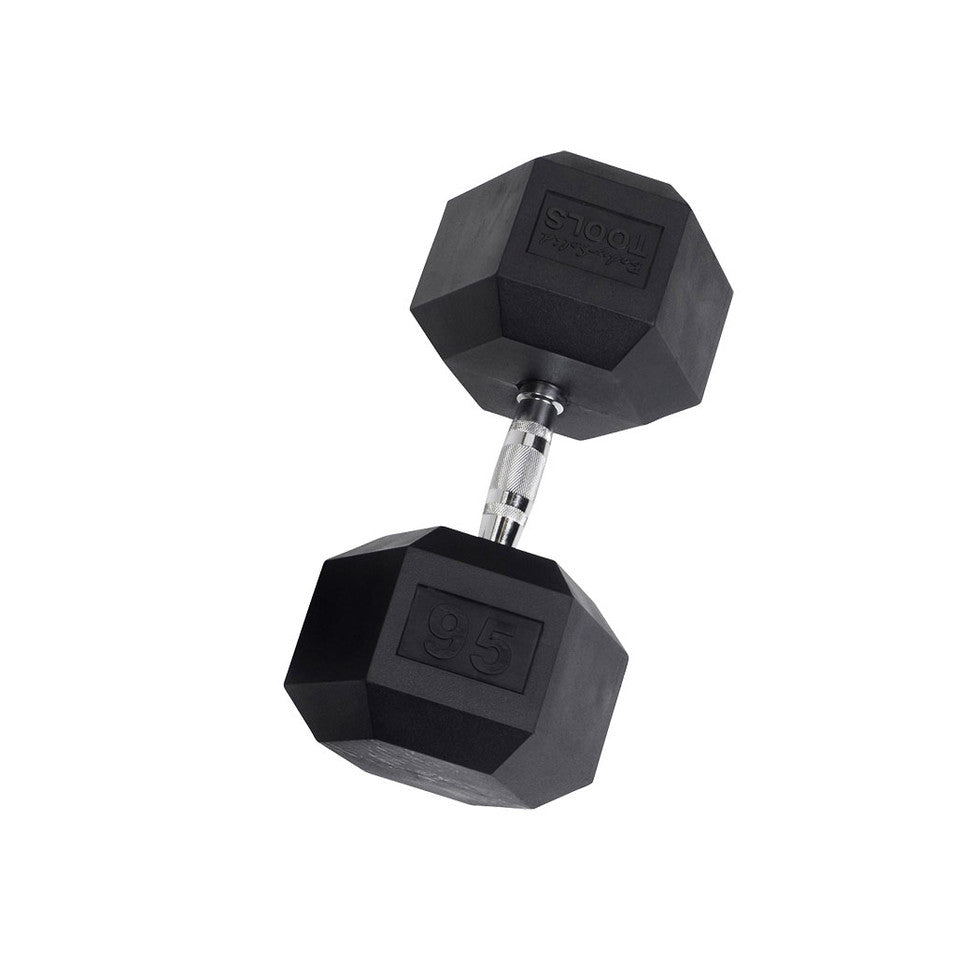 Body-Solid Rubber Hex Dumbbells
