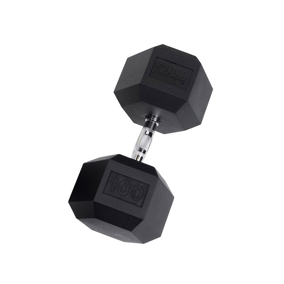 Body-Solid Rubber Hex Dumbbells