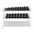 Body Solid Rubber Hex Dumbbell 5-50lb pairs