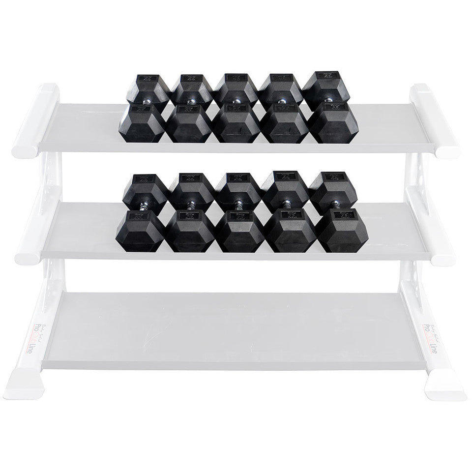 Body Solid Rubber Hex Dumbell 55-75lb pairs