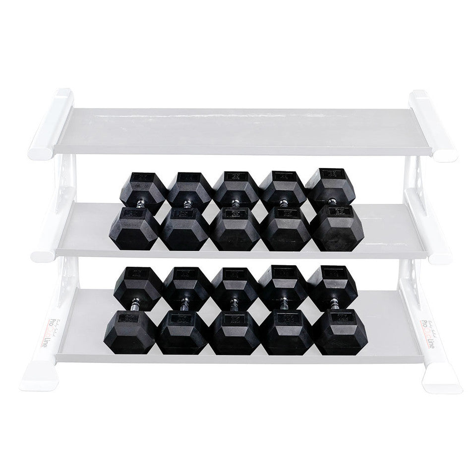 Body Solid Rubber Hex Dumbell 80-100lb pairs