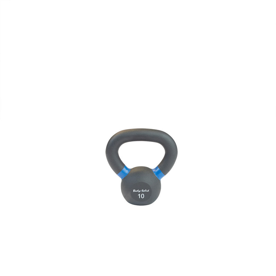Body Solid Cast Iron Powder Coated Black Kettlebells
