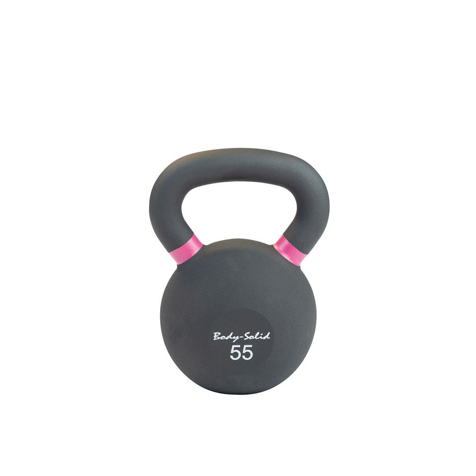 Body Solid Cast Iron Powder Coated Black Kettlebells