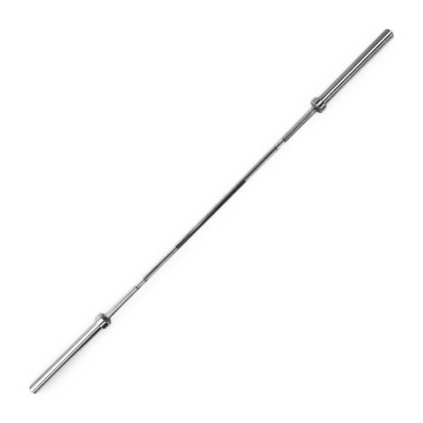 7FT Oly. Bar (700 lbs. wt. cap. Chrome, inc. 2 spring bar collars)