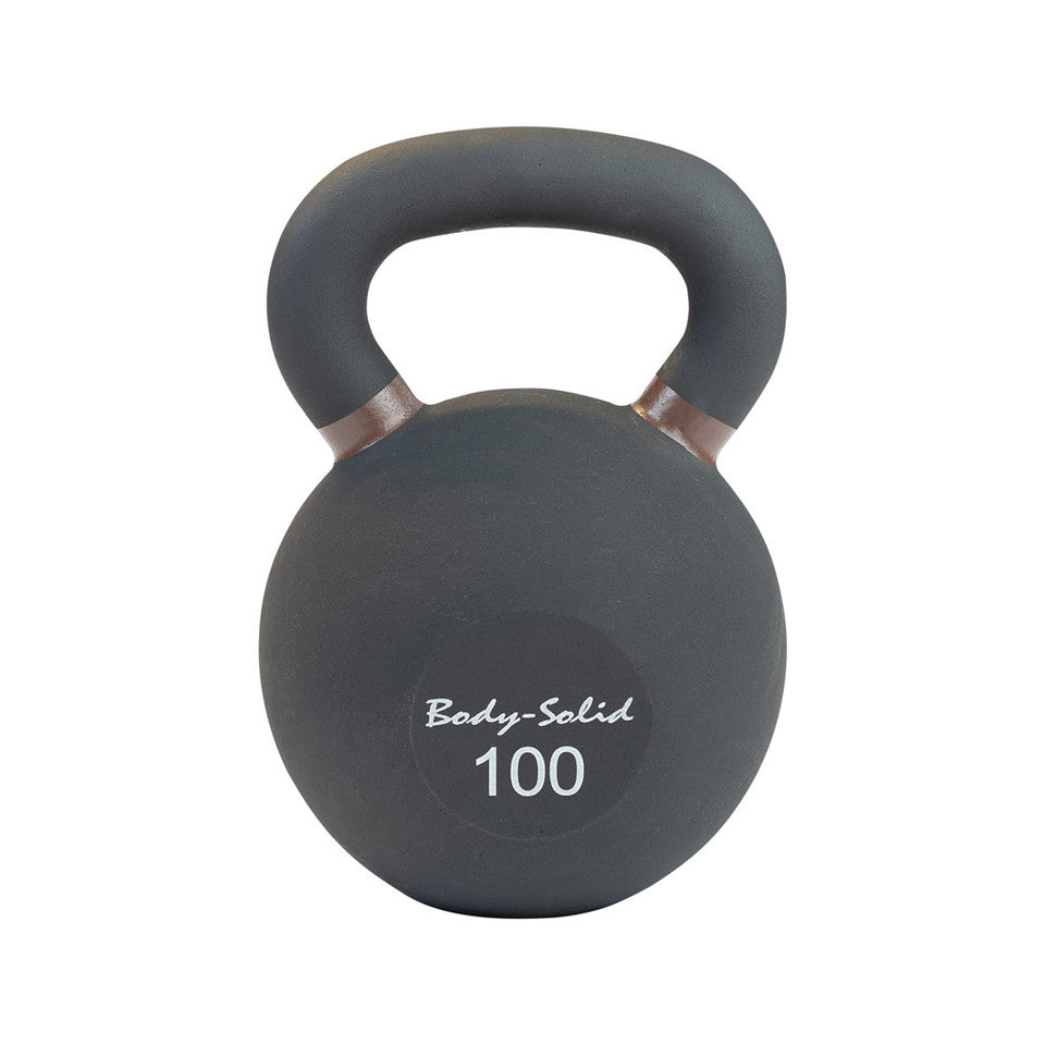 Body Solid Cast Iron Powder Coated Black Kettlebells