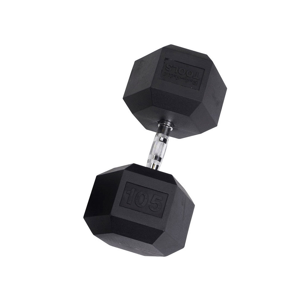 Body-Solid Rubber Hex Dumbbells