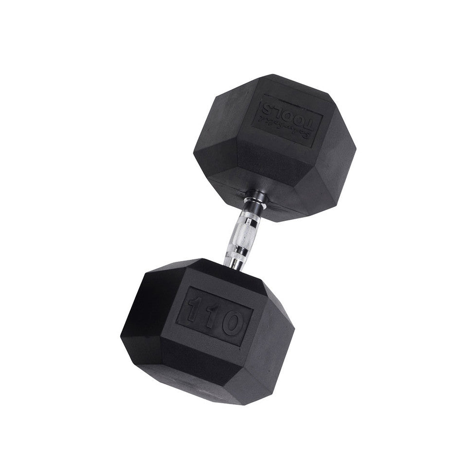 Body-Solid Rubber Hex Dumbbells