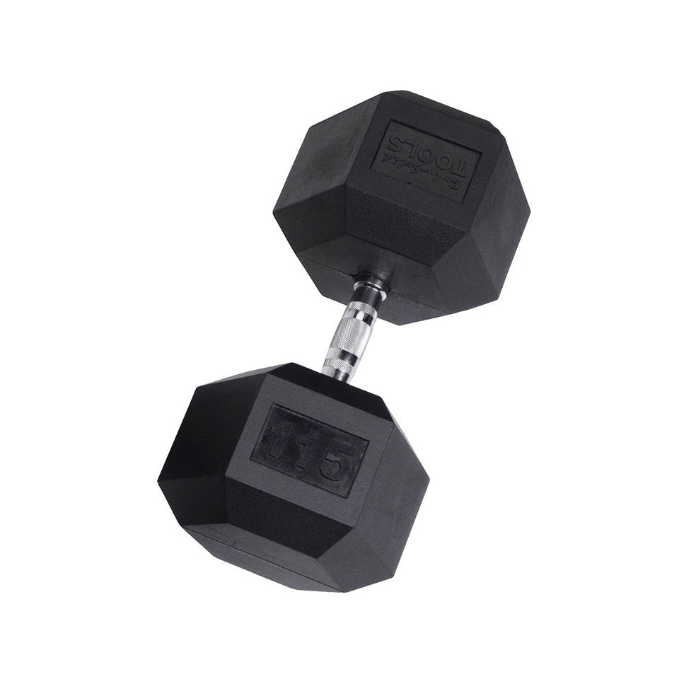 Body-Solid Rubber Hex Dumbbells