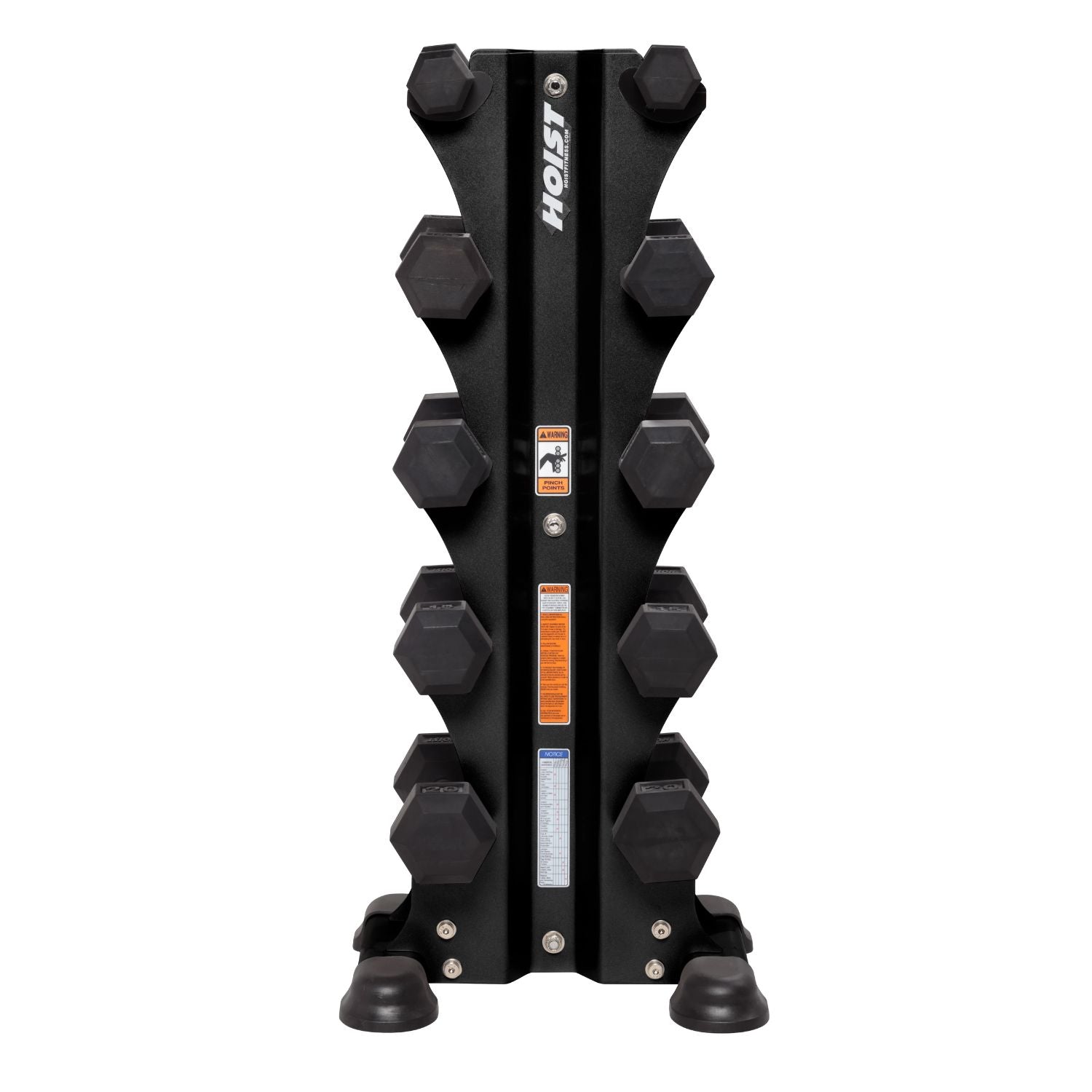 5 Pair Vertical Dumbbell Rack