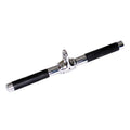 Chrome Revolving Straight Bar Cable Attachment w/ Polyurethane
