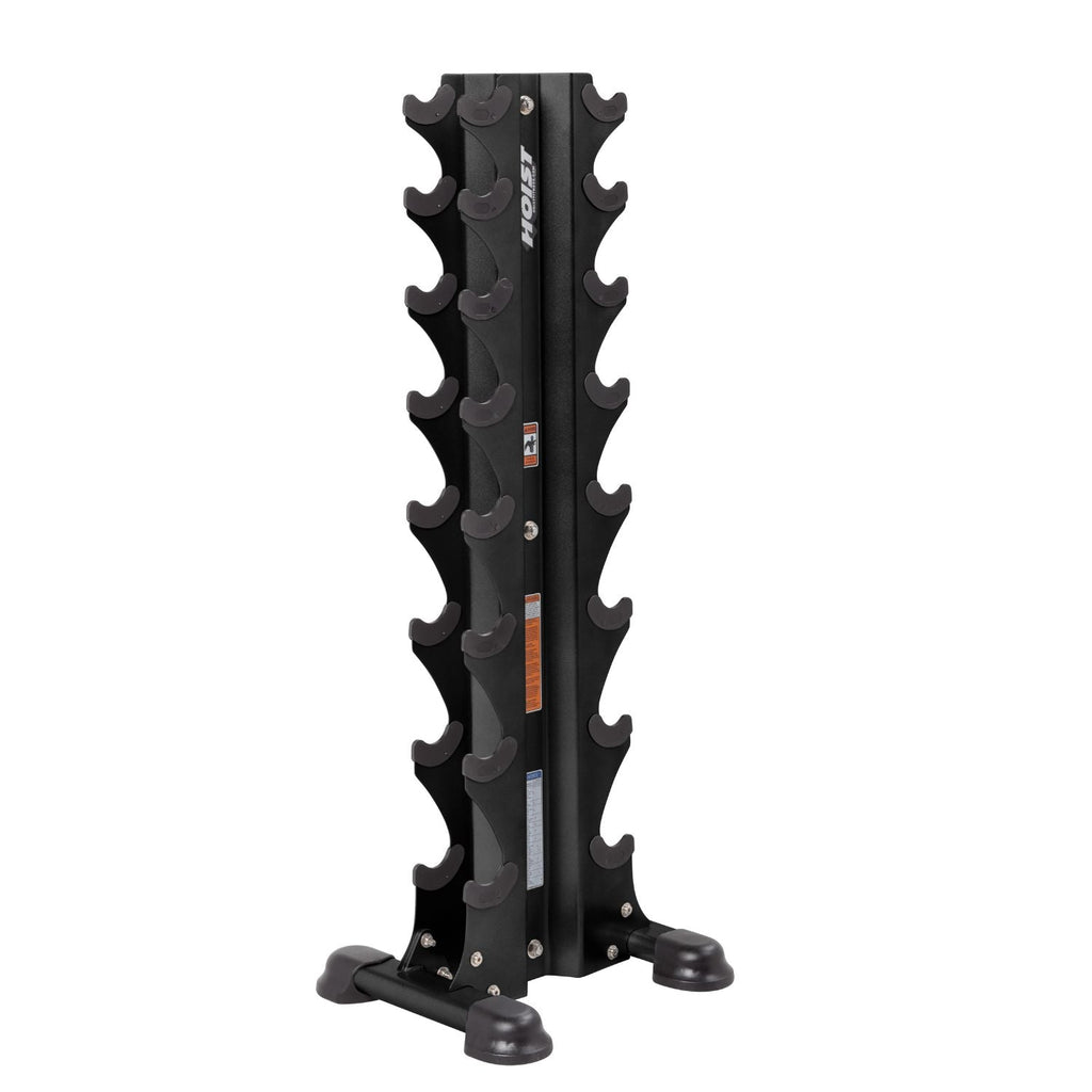 8 Pair Vertical Hex Dumbbell Rack