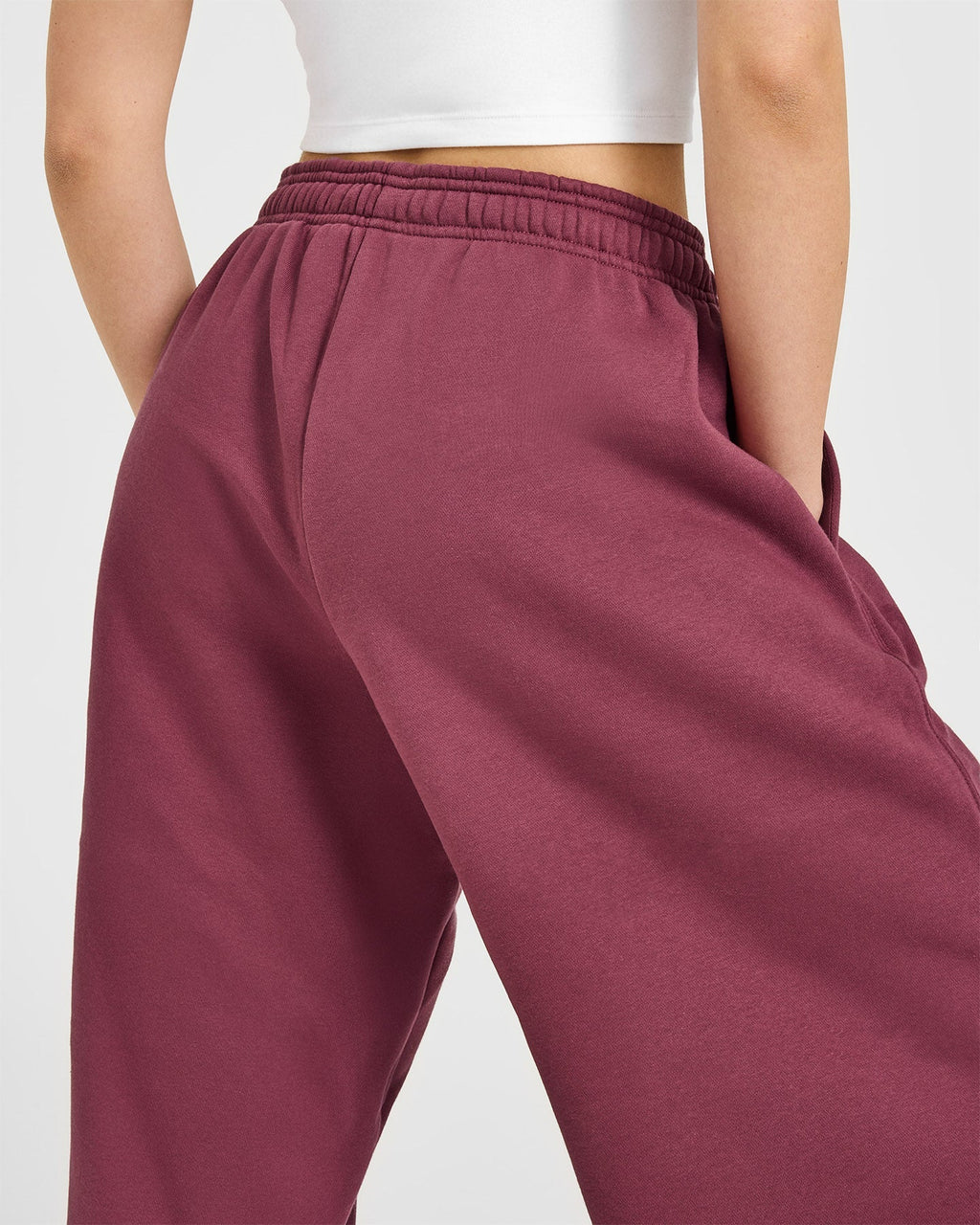 Foundations Oversized Oner 25 Straight Leg Sweatpants | Burnt Maroon