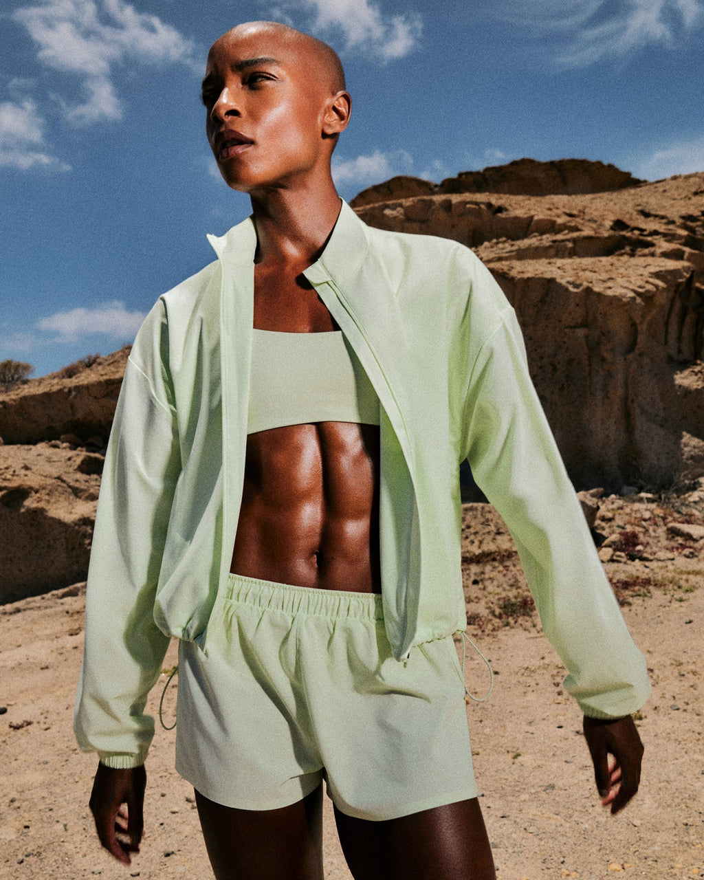 AirMove™ Jacket with Bonding New Branding | Meadow Mist Green