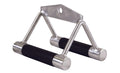 Chrome Triangle Row Bar - Close Grip Cable Attachment w/ Polyurethane