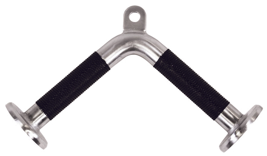 Chrome Triceps V-Bar Cable Attachment w/ Polyurethane