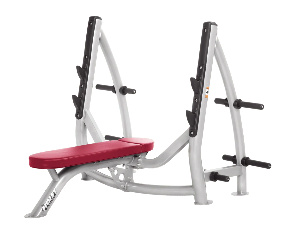 Commercial Olympic Flat Bench with Plate Storage (CF-3170-A)