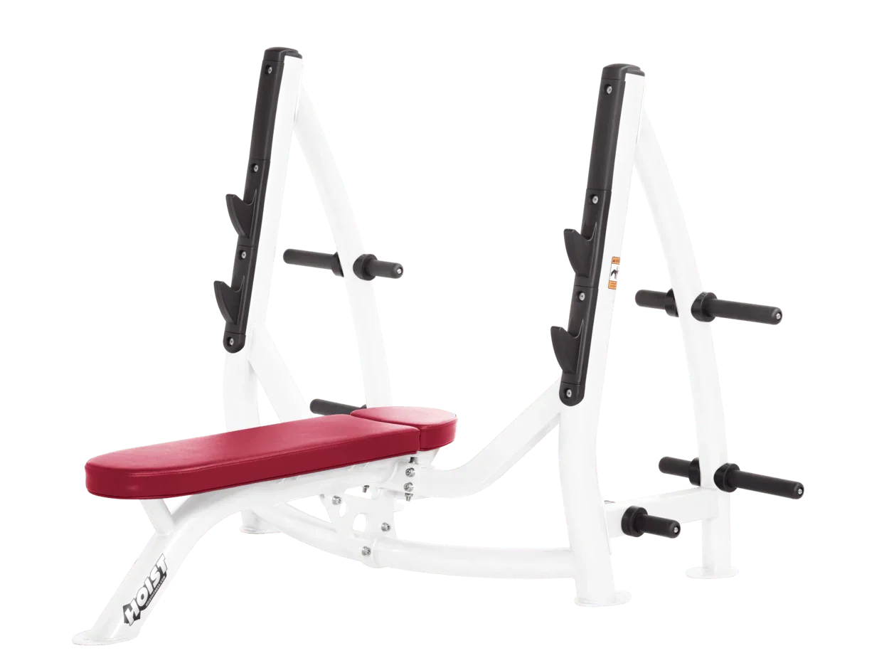 Commercial Olympic Flat Bench with Plate Storage (CF-3170-A)