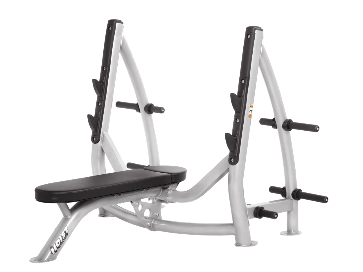 Commercial Olympic Flat Bench with Plate Storage (CF-3170-A)