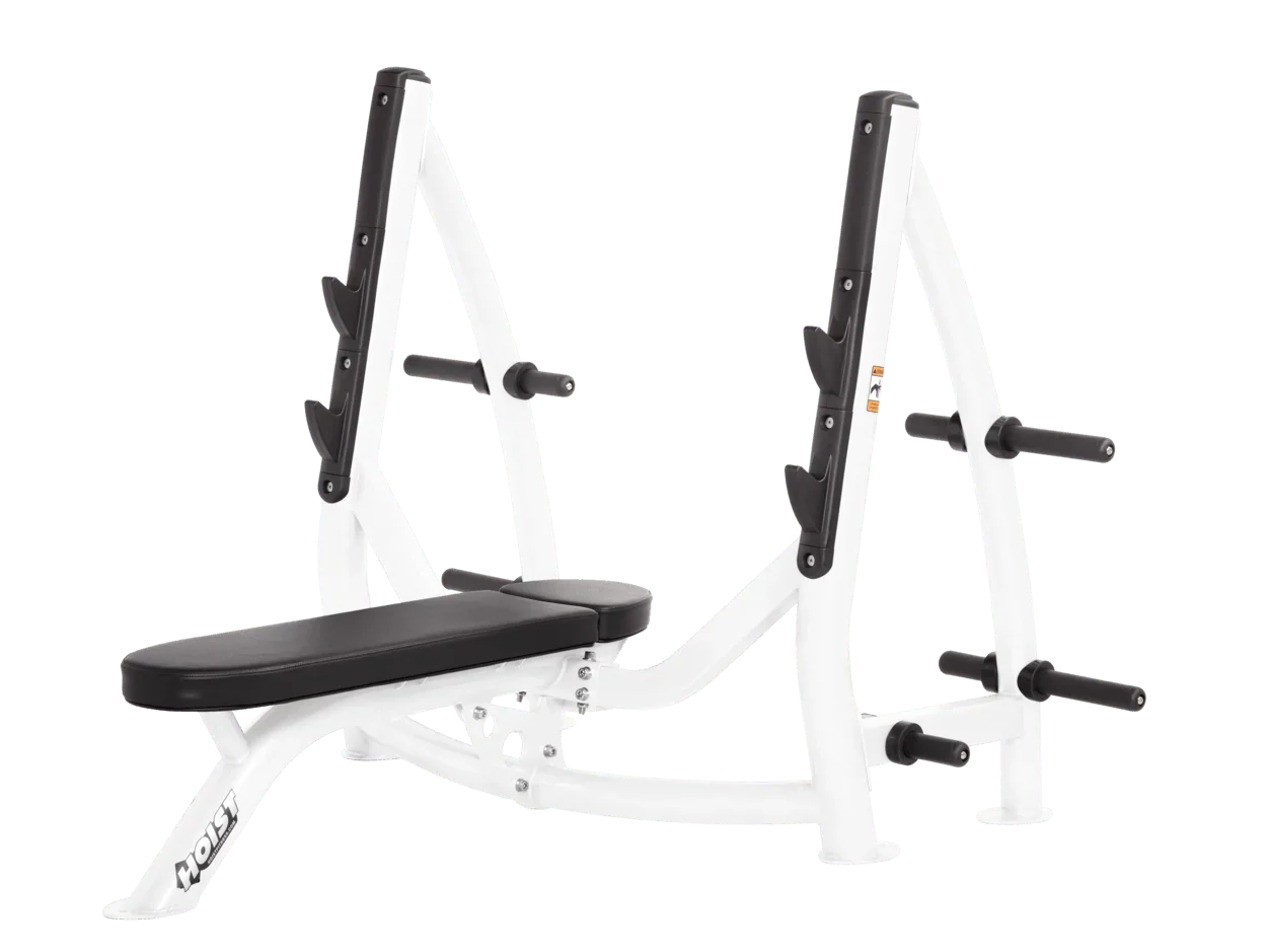 Commercial Olympic Flat Bench with Plate Storage (CF-3170-A)
