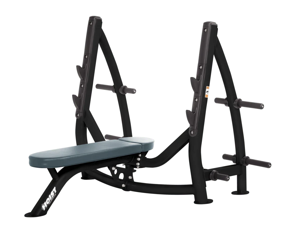Commercial Olympic Flat Bench with Plate Storage (CF-3170-A)