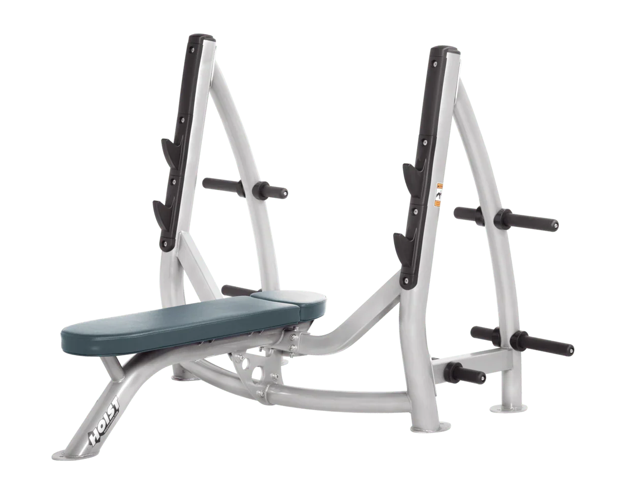 Commercial Olympic Flat Bench with Plate Storage (CF-3170-A)