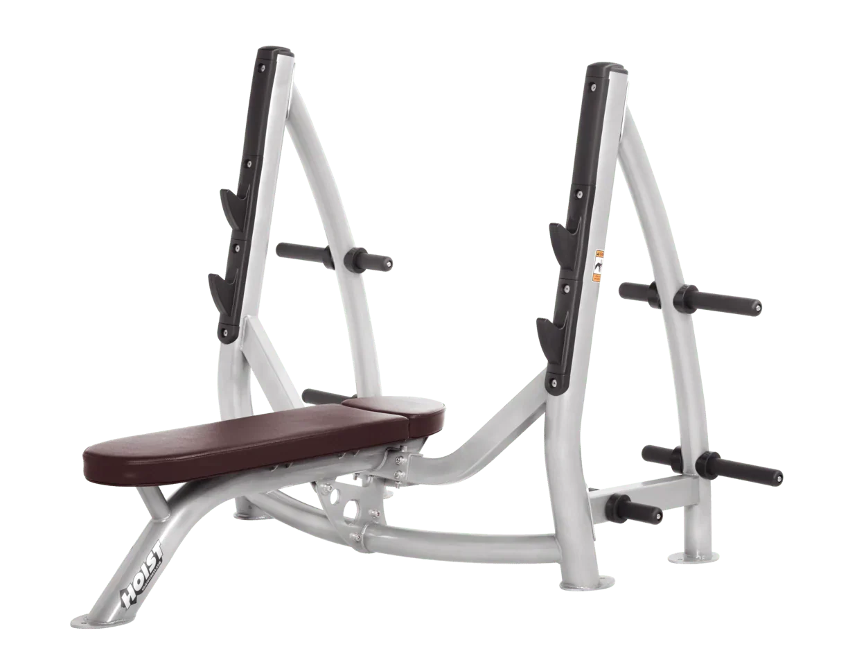 Commercial Olympic Flat Bench with Plate Storage (CF-3170-A)