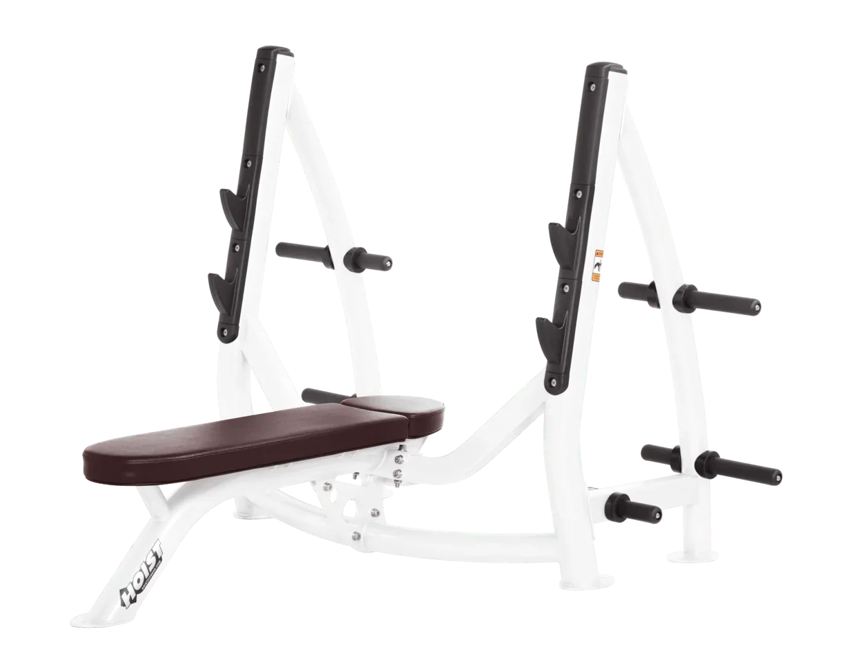 Commercial Olympic Flat Bench with Plate Storage (CF-3170-A)