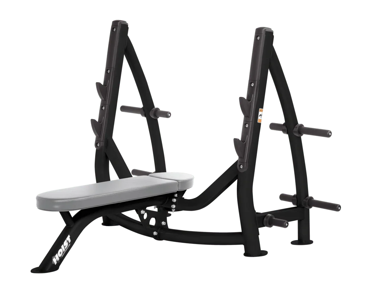 Commercial Olympic Flat Bench with Plate Storage (CF-3170-A)