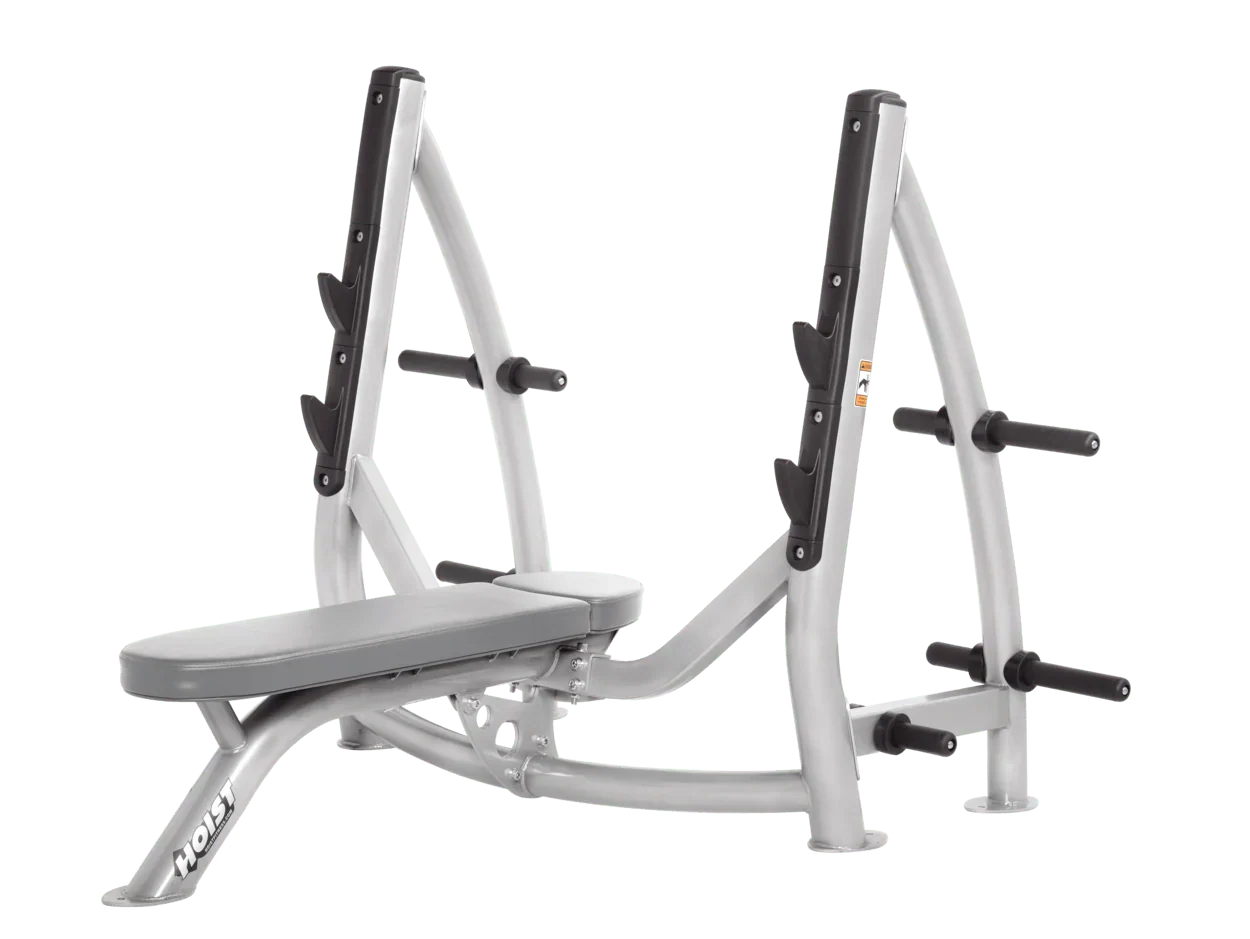 Commercial Olympic Flat Bench with Plate Storage (CF-3170-A)