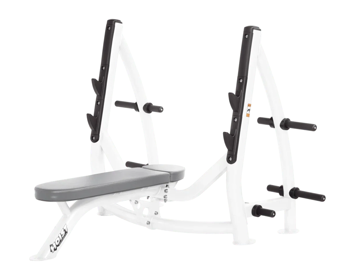 Commercial Olympic Flat Bench with Plate Storage (CF-3170-A)