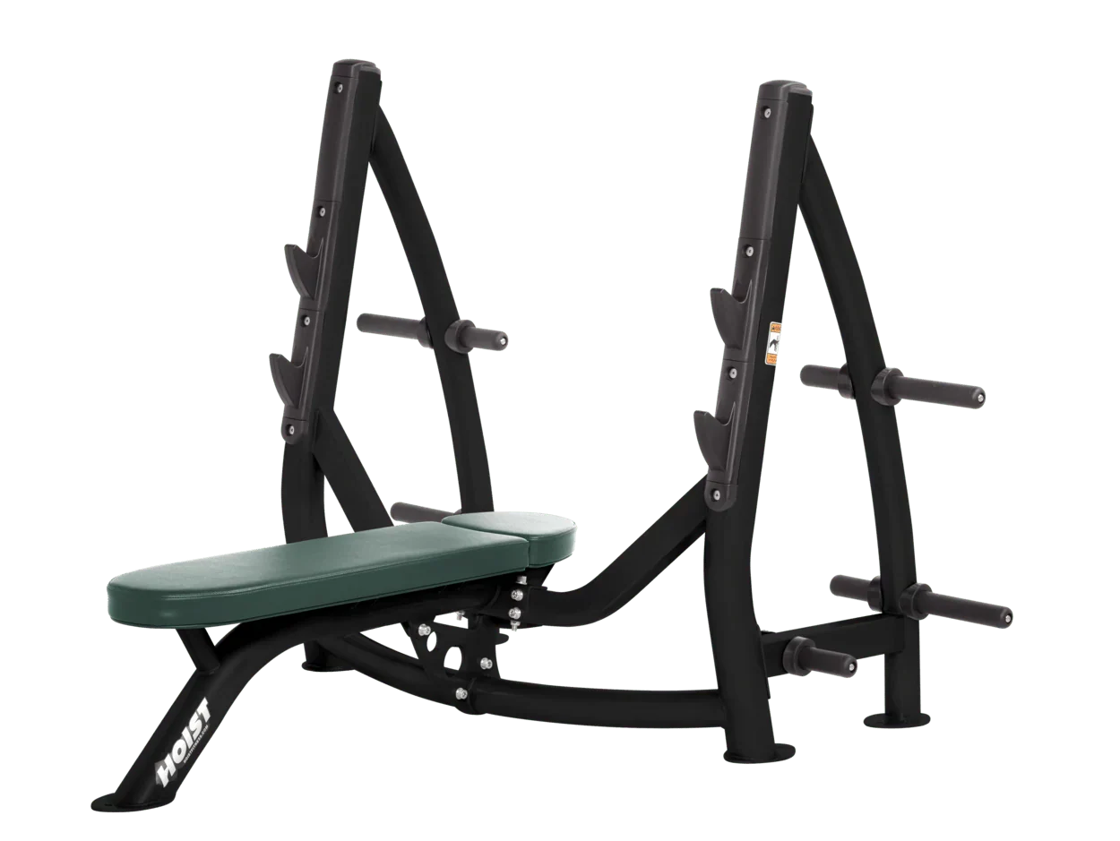 Commercial Olympic Flat Bench with Plate Storage (CF-3170-A)