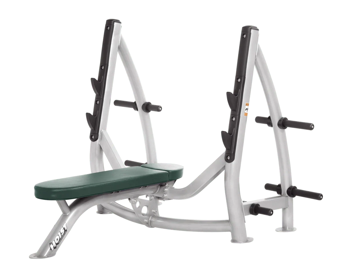 Commercial Olympic Flat Bench with Plate Storage (CF-3170-A)