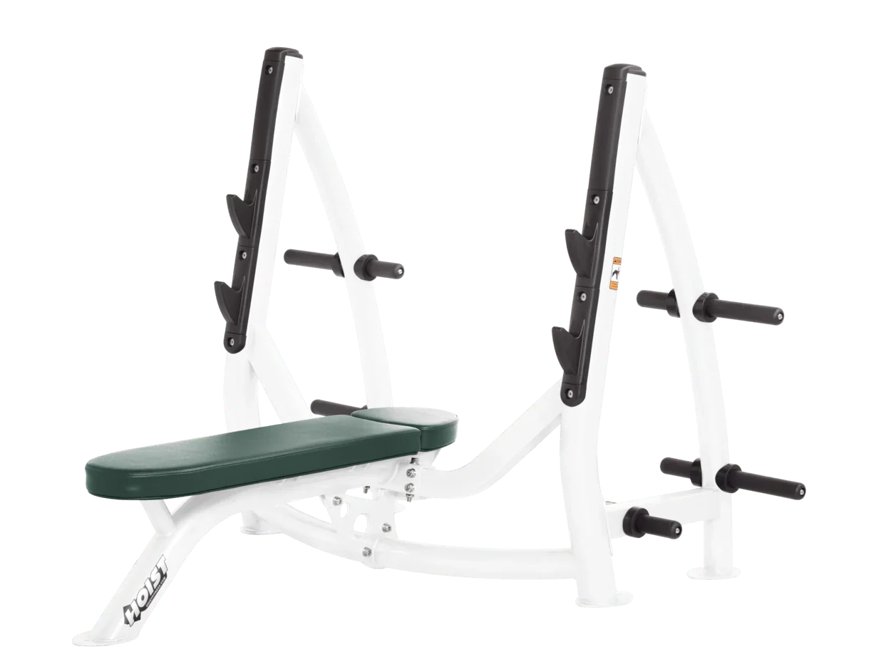 Commercial Olympic Flat Bench with Plate Storage (CF-3170-A)