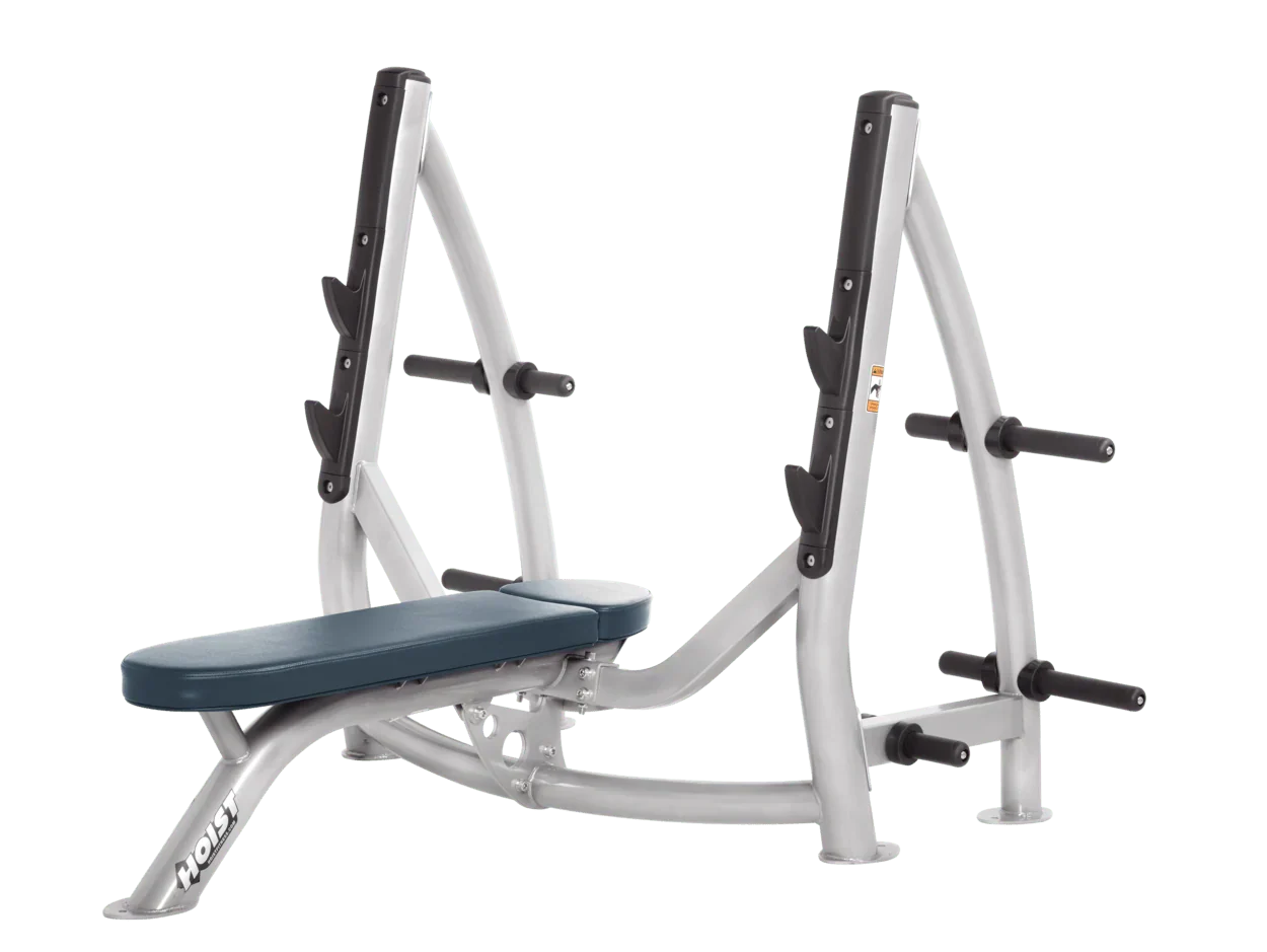 Commercial Olympic Flat Bench with Plate Storage (CF-3170-A)