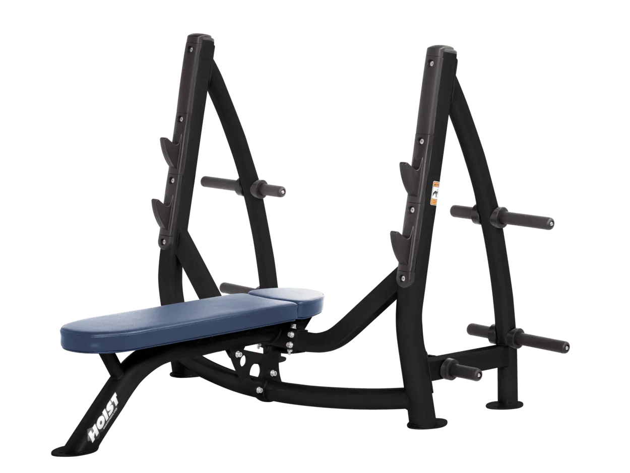 Commercial Olympic Flat Bench with Plate Storage (CF-3170-A)